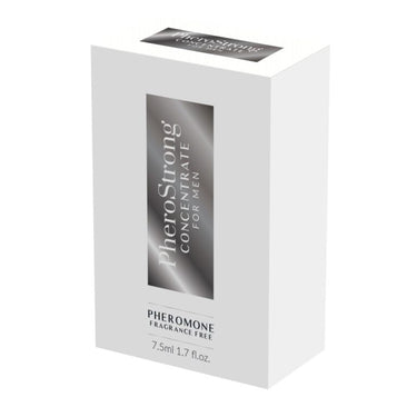 Elegant bottle of PheroStrong Fragrance Free Concentrate for Men 7.5ml, a premium pheromone concentrate for men.